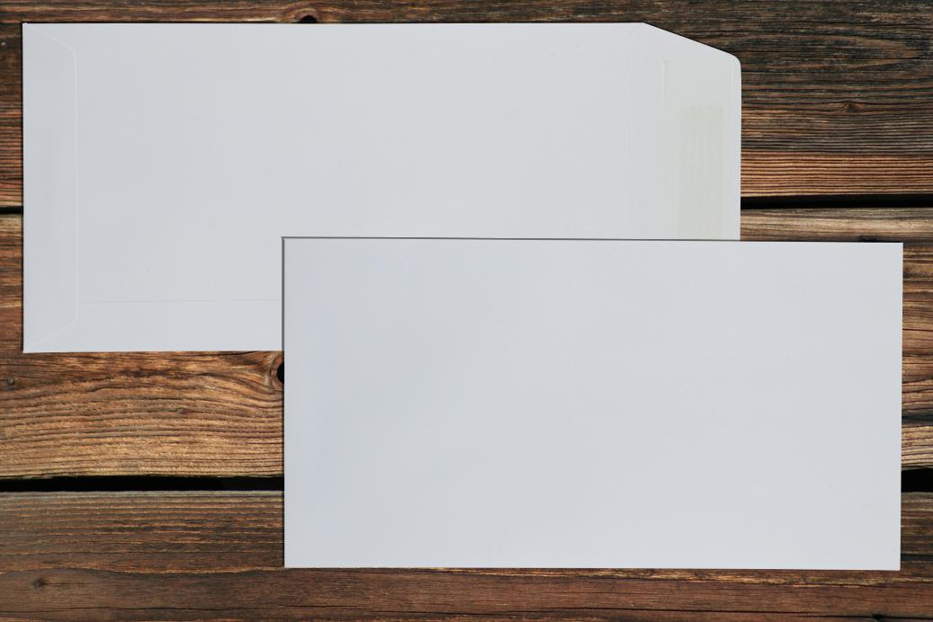 Versandtaschen KO 125x235 Haftklebend Weiß 90 g/qm